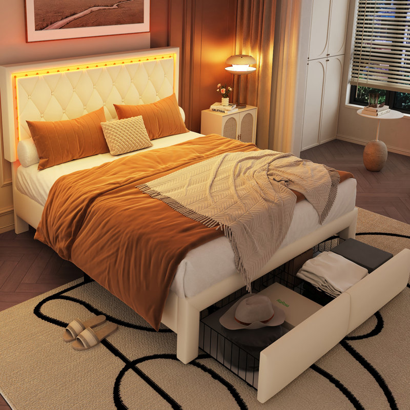 Aleyse Upholstered Storage Bed