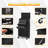  4 Drawer Steel Combination Set with Wheels-1118134569