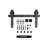 Paneled Wood K Series Double Barn Door with Installation Hardware Kit-62523771-70348022