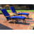 Renilde Outdoor Teak Wood Chaise Lounge