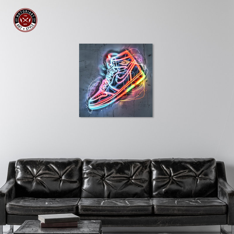 Sneaker 1 pièce Notoriart, Toile tendue, H 30 po x l 30 po