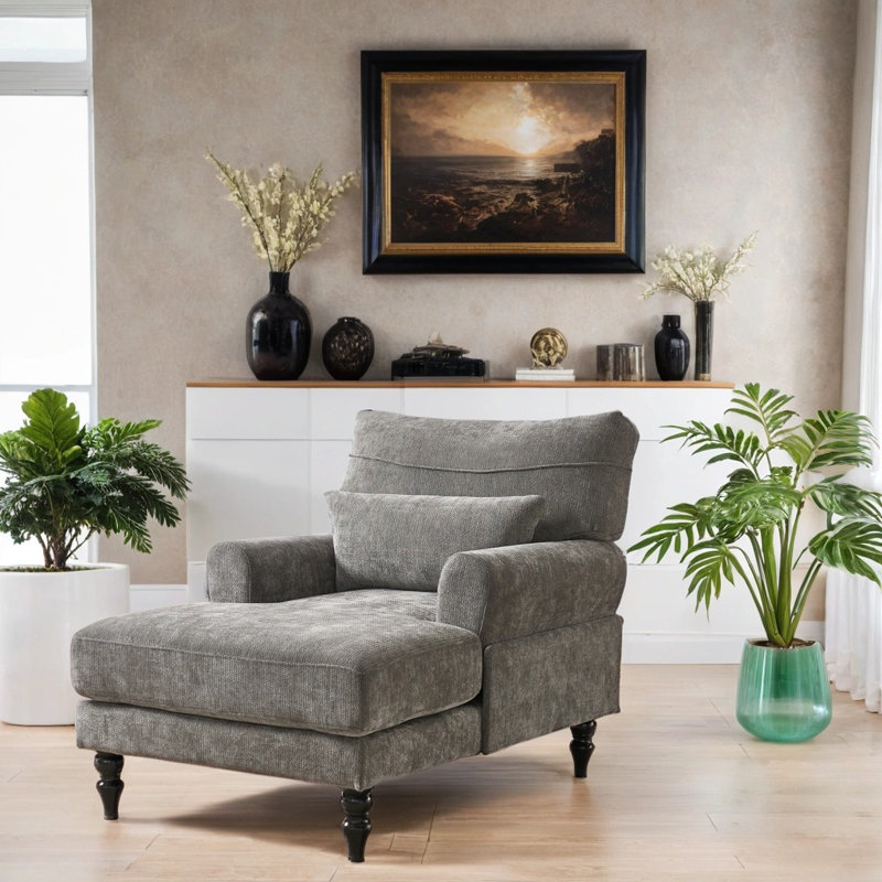 Méridienne Modern, Gris