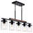 5-Light Wood Kitchen Island Pendant Light-857510015