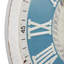 Horloge murale blanche en métal