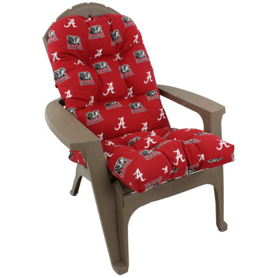 Coussin de chaise adirondack intérieur/extérieur alabama NCAA