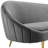 Modway Silver Orchid Perez Vertical-curve Back Sofa-72549313