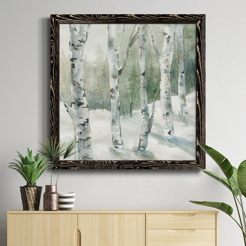 Peony Bouquet I - Peinture sur toile encadrée, H 35,5 po x l 35,5 po x P 1,5 po, Cadre noir