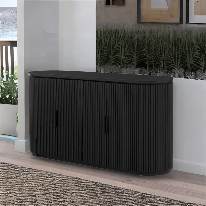 Armoire d'appoint Mashaunda, Noir