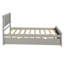 Lit plateforme avec lit gigogne simple