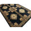 Hand-Knotted High-Quality Black Area Rug