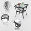 Ensemble de chaises pivotantes d'extérieur avec coussins 6 pièces Kyesha-21498386-21498385