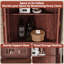 Armoire de rangement de 71 po de hauteur avec 4 portes en verre et 5 tablettes, économiseur d'espace pour la salle de bain, le salon, design Mid Century, noyer rouge