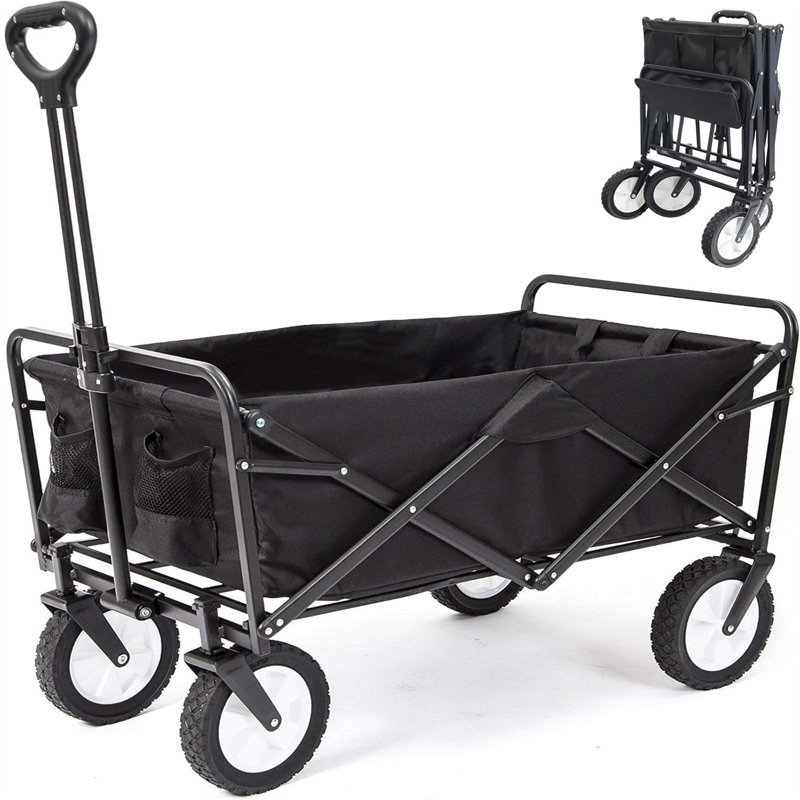 Heavy Duty Outdoor Utility Wagon Garden Carts