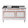 ILVE Nostalgie II Noblesse 60 in Dual Fuel Range 7 Burner, Griddle, Frenchtop