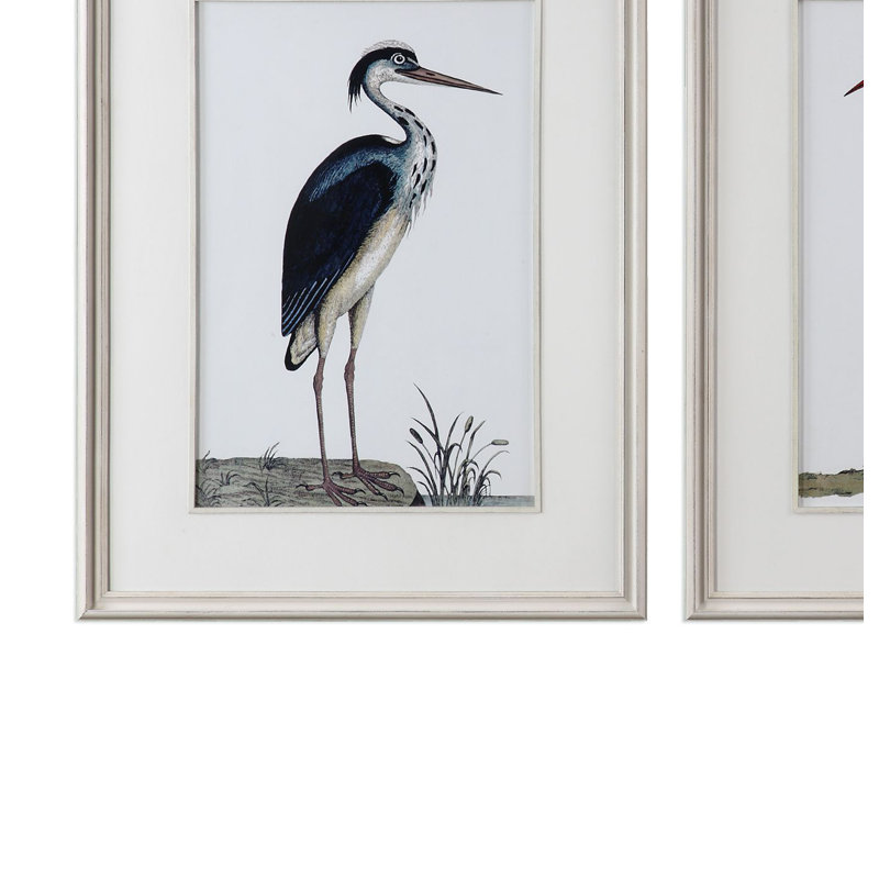 Arno Shore Birds par Grace Feyock - Ensemble de 2 reproductions de cadres photo sur papier