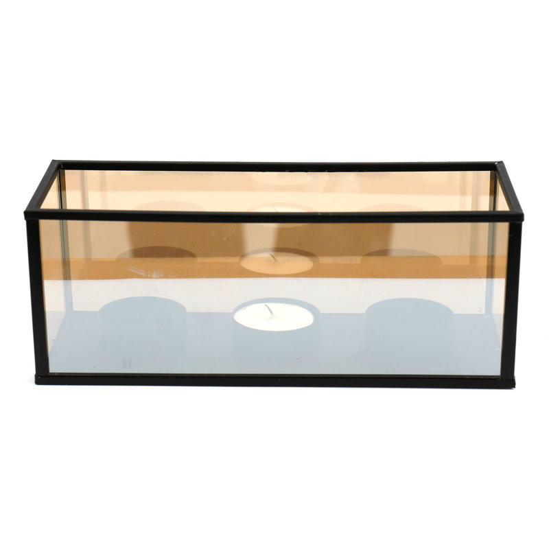 Glass Tabletop Tealight Holder
