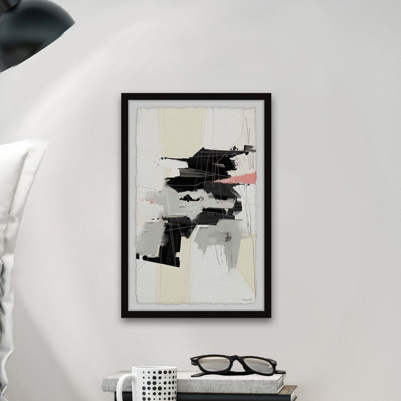 Unrecognizable Shapes - Single Picture Frame Print, 91cm H x 61cm W x 3.81cm D
