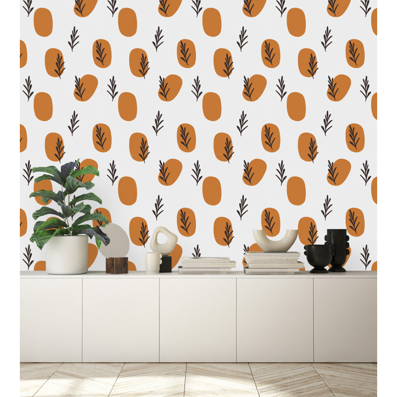Carreau de papier peint auto-adhésif l 25 po, L 2,09 pi x L 10,42 pi