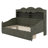 Retro Wooden Daybed Including Storage Drawers and Storage Headboard Shelves for Bedroom, Living Room and Guest Room-740576855