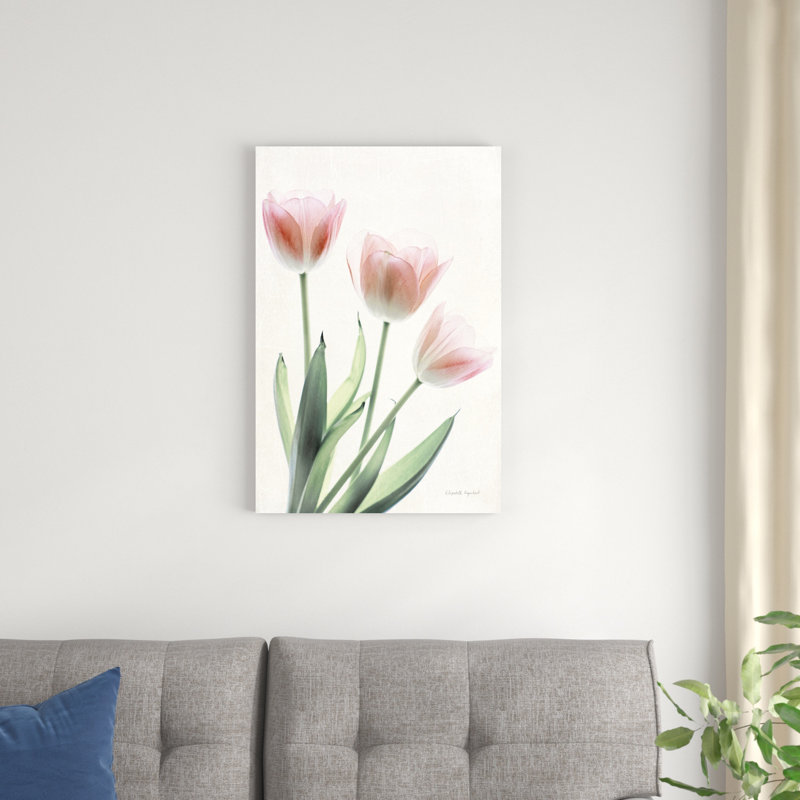 Floral clair et lumineux II, H 30 po x l 20 po x P 1,25 po