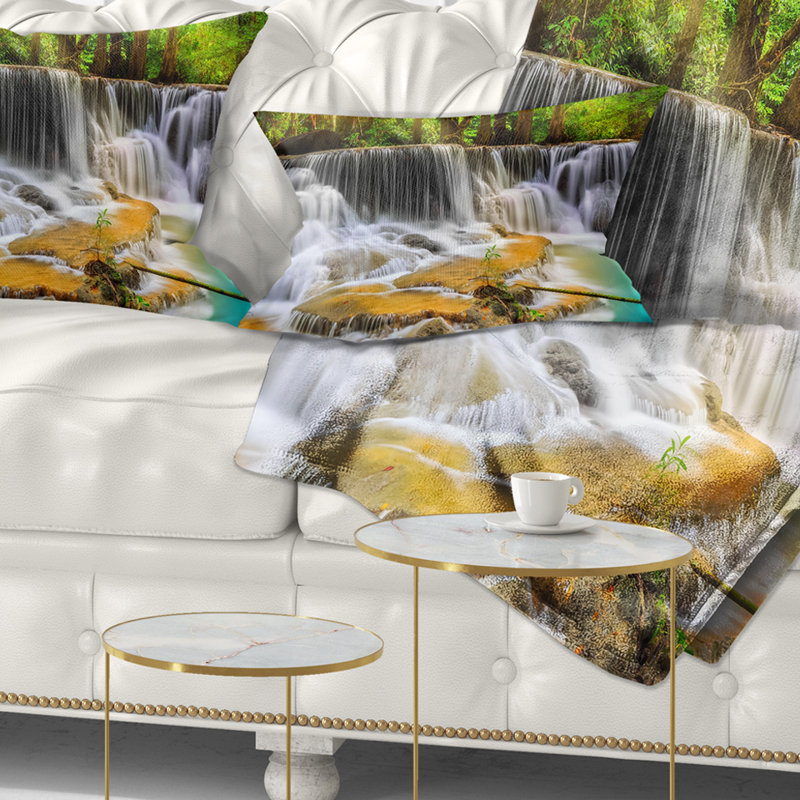 Coussin lombaire imprimé large imprimé Erawan