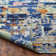 Wool Abstract Area Rug in Blue