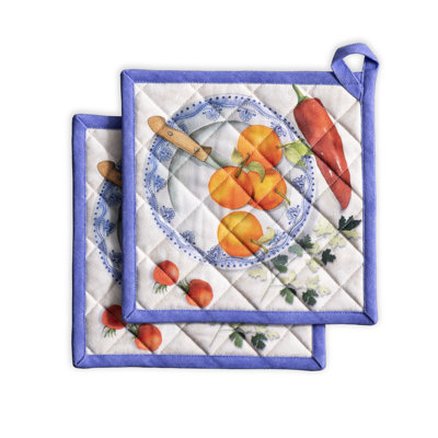 Maison D' Hermine Cotton Potholder Set