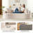 Boneless 86.2" Extended Plush Fabric Sofa-1192988929
