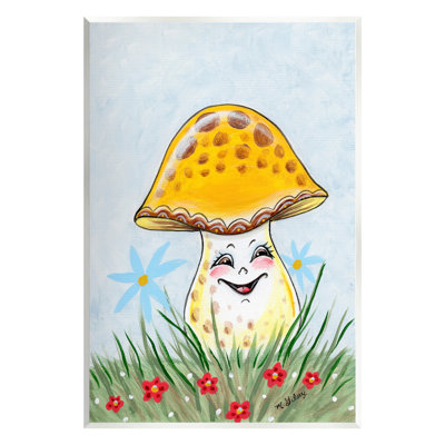 «Sourire jaune champignon» par Michelle Gilsey