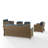 7 - Person Patio Conversation Set with Cushions-1187736433-1187736438