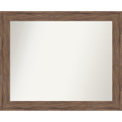 Miroir mural à cadre moyen non biseauté pia