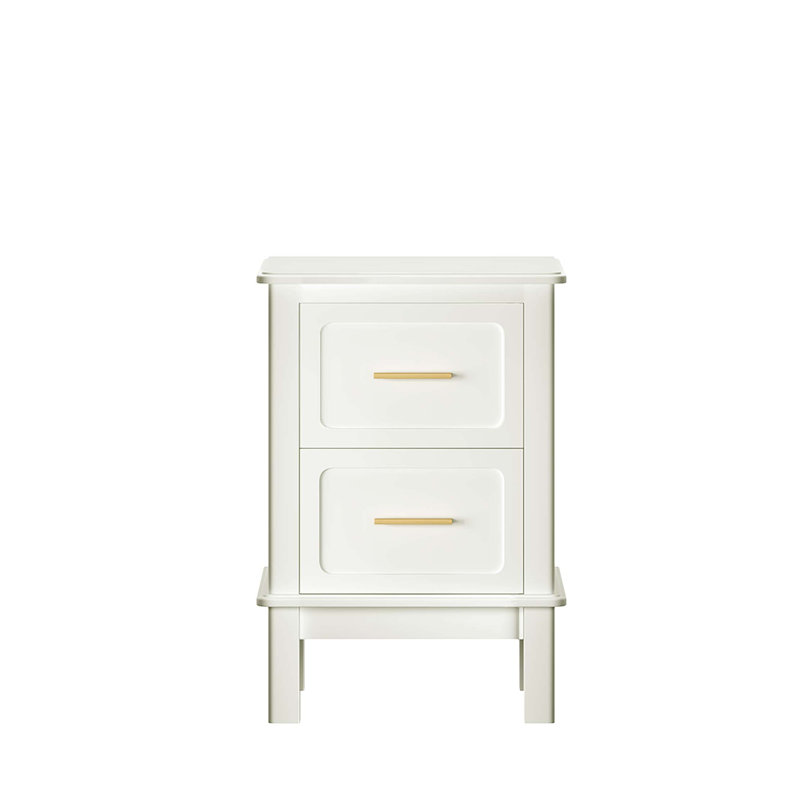 Table de chevet moderne avec 2 tiroirs