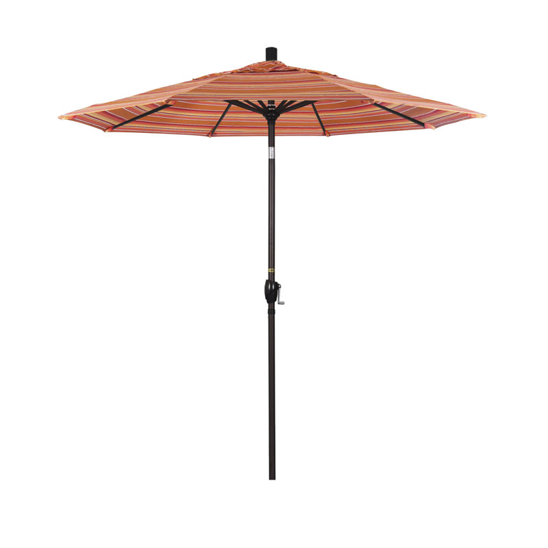 Parasol sunbrella de marché 7,5' Wallach, Sunbrella® mangue rayé Dolce