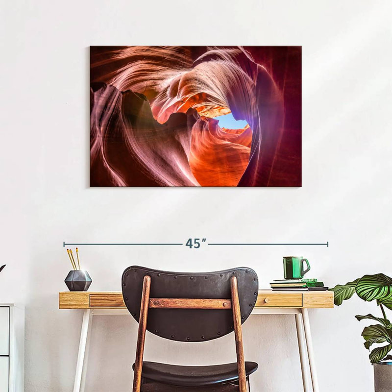 Alvord tourbillon supérieur Antelope Canyon, H 24 po x l 36 po