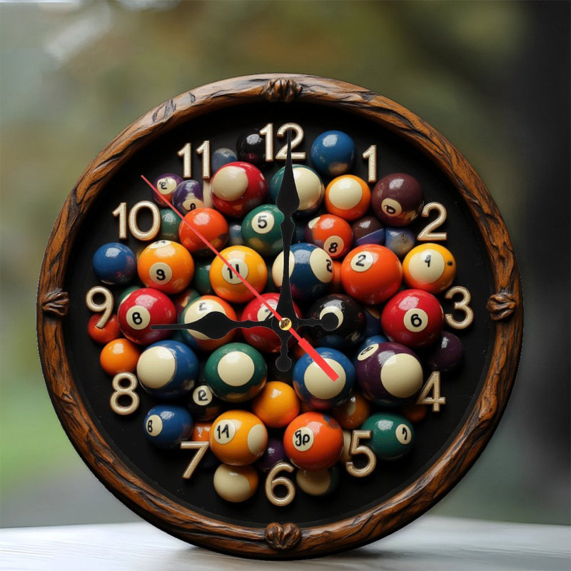 Colourful Pool Balls Set for Game