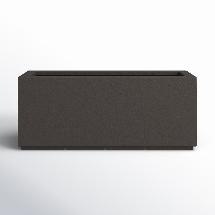 Gita Tall Lightweight Outdoor 46" x 17" x 19" Trough Planter Box