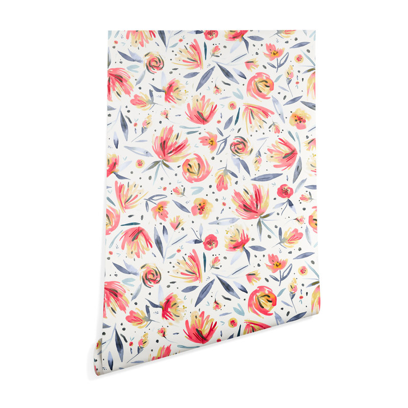 Ninola Peel and Stick Wallpaper Panel, 8'L x 24"W