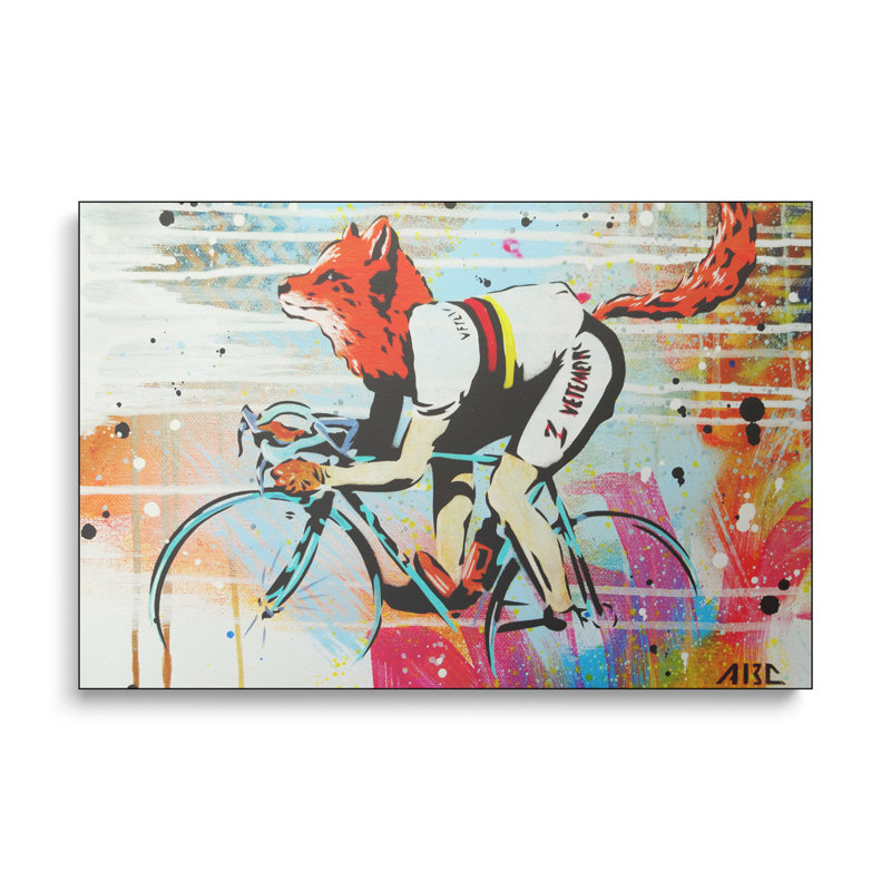 Impression sur toile, "Le Fox" par AbcArtAttack