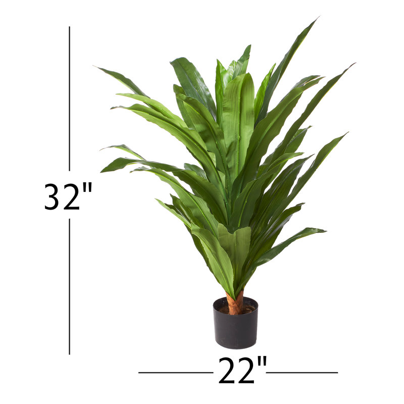 Plante dracaena artificielle 32" en pot