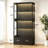 "5-Tier Tempered Glass Display Cabinet with LED Lights, Curio Cabinet with Adjustable Shelves for Home & Office-114313945-133866237