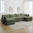 Redenius 6-Piece 148'' Upholstered U-Shape Sectional-522010147