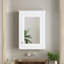 Armoire de rangement murale de 20 po avec miroir, tablette réglable et économiseur d'espace au-dessus de la toilette-711637067