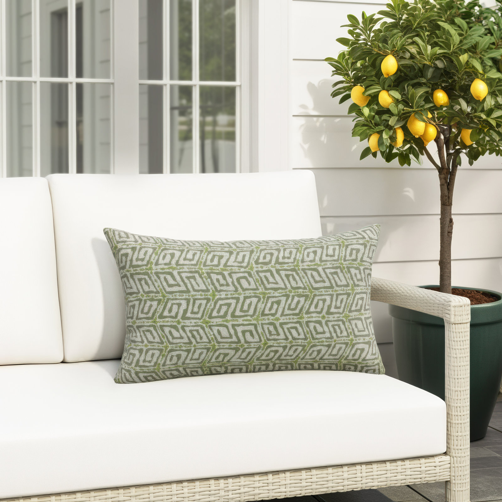 Kaye 20" x 12" Throw Pillow