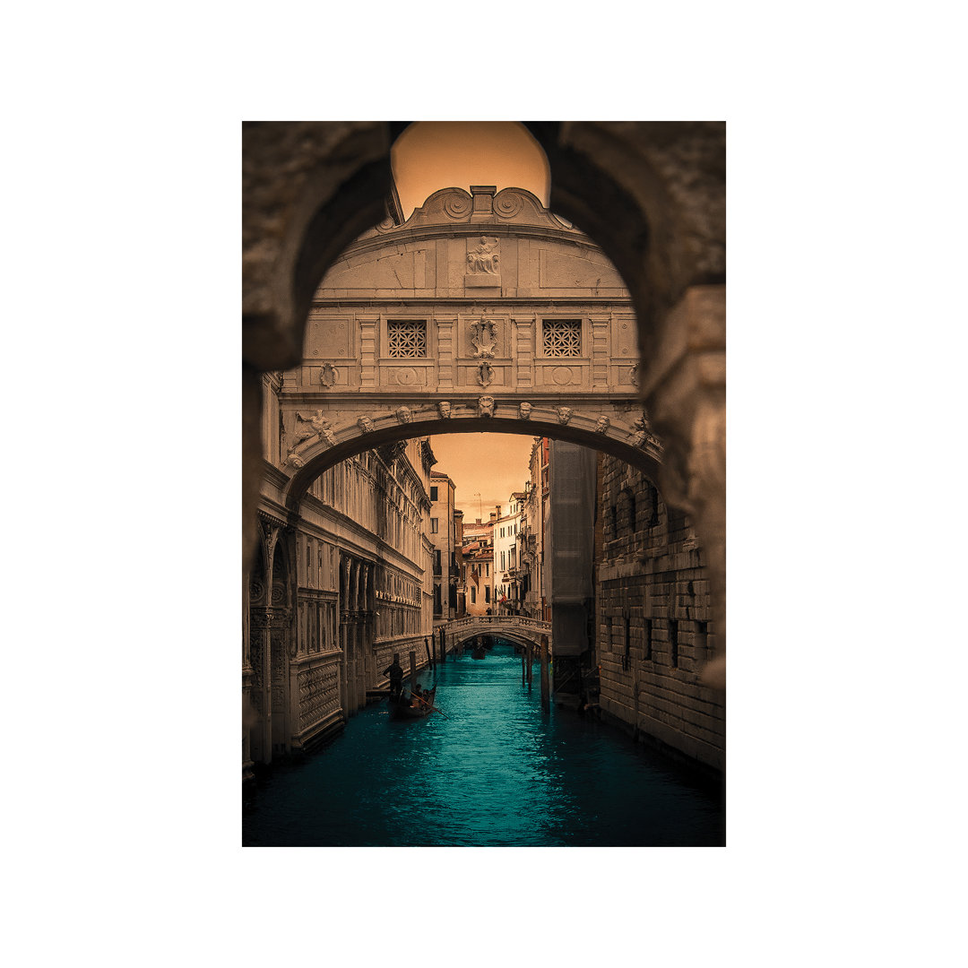Ponte Dei Sospiri, Venice By Enzo Romano by Enzo Romano - Print on Canvas