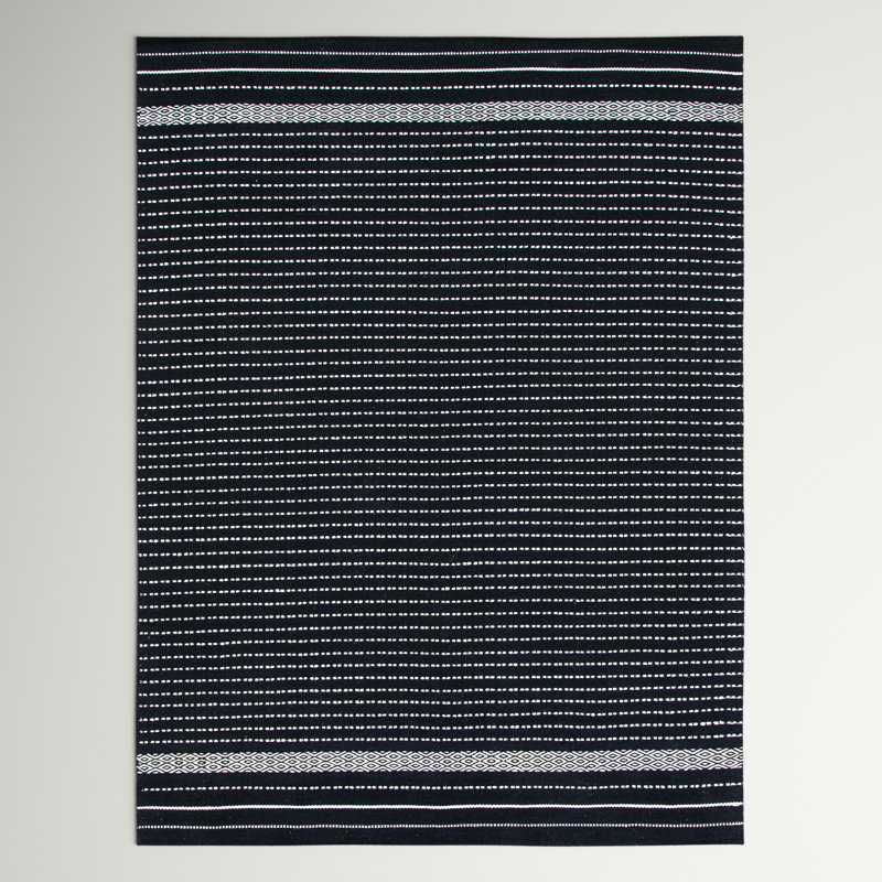 Josie Flatweave Cotton Striped Indoor Rug, Rectangle 4' x 6'