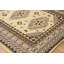 Tapis d'intérieur ivoire / bleu en jute Juana-23971044