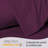LuxClub 2 PC Eggplant King Performance Microfiber Solid Pillowcase Set-119874948-119874924