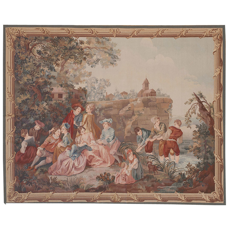 Hand-Knotted High-Quality Green Area Rug