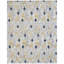 Wool Geometric Area Rug in Gold-69586016