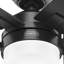 Ventilateur de plafond d'intérieur à 5 pales de 44 po avec lumières et chaînes à tirer Anisten, petite pièce-84931851